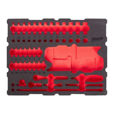 Milwaukee 4932502035 Skuminlägg för 67 delar bitshylssats