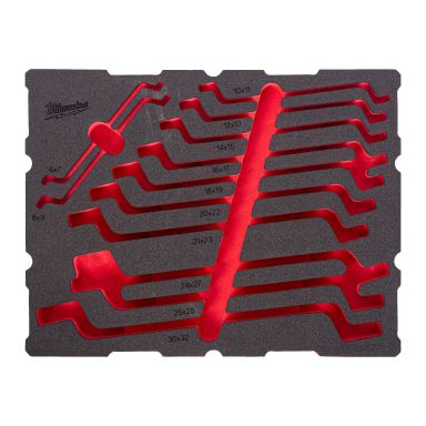 Milwaukee 4932502038 Skuminlägg för 12 delar blocknyckelsats