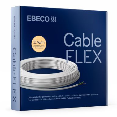 Ebeco Cableflex 11 Lattialämmityskaapeli sarjaresistiivinen 2-johtiminen, suojattu