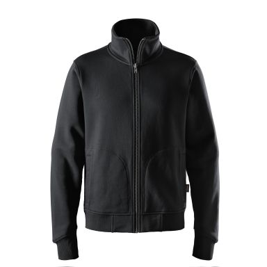 Snickers Workwear 2045 Sweatshirt svart, helzip, kraftig