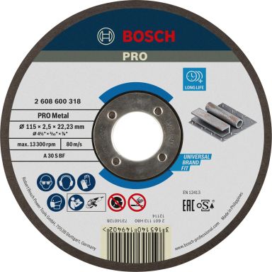 Bosch 2608600318 Kapskiva 115 mm