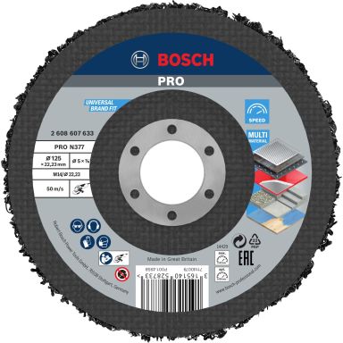 Bosch 2608607633 Grovrengörare 125 mm, 22,23 mm