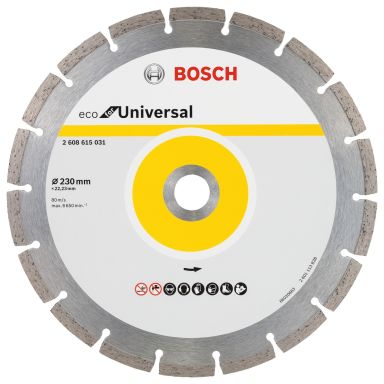 Bosch 2608615031 Diamantskiva 230x22,25 mm, 25 mm