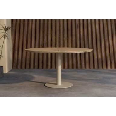 Venture Home Croft Matbord beige, Ø120 cm