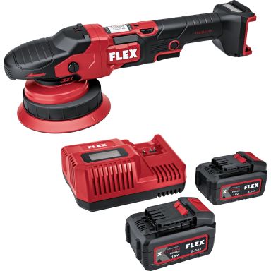 Flex XFE2 15 18SET Poleringsmaskin med batteri og lader