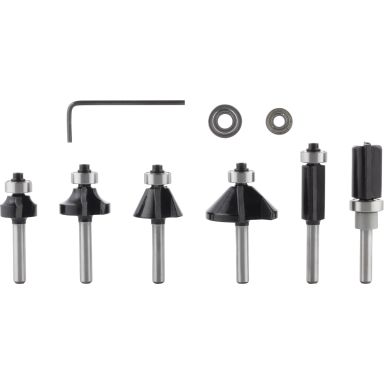 Bosch 2607017468 Fresebitssett 6 mm, 6 styck