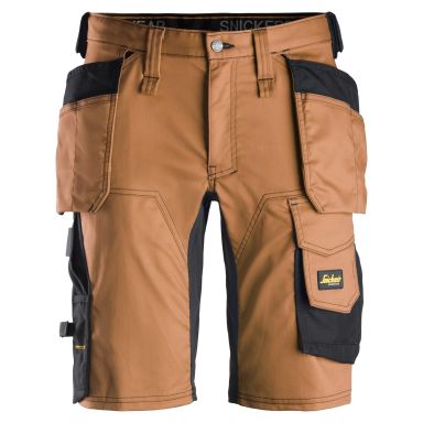 Snickers Workwear 6141 AllroundWork Arbetsshorts brun/svart
