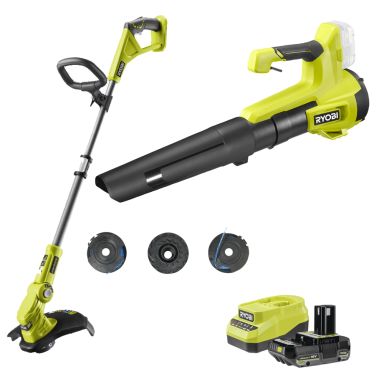 Ryobi OLT1832A+RAC125+RC18120A-120C+RY18BLB Trädgårdspaket