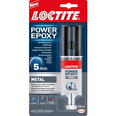 Loctite Power Epoxy Metal Epoxylim 25 ml, 6-pack