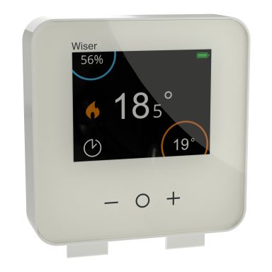 Schneider Electric Wiser CCTFR6400 Rumstermostat batteridriven, IP20