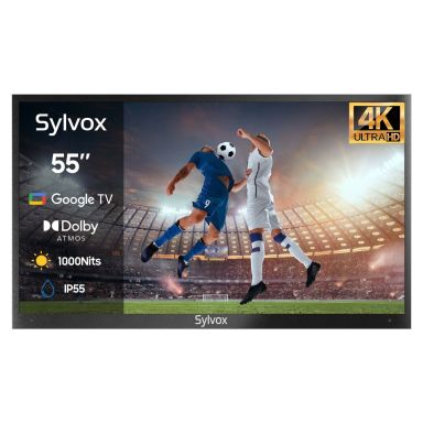 Sylvox Porch Pro Utomhus-TV 55&quot, Google TV, 4K