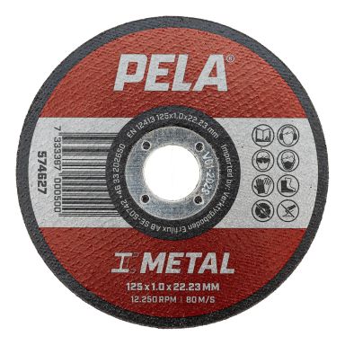 PELA 574627 Katkaisulaikka metallille, 125x1x22,23 mm