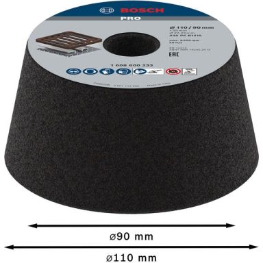 Bosch 1608600233 Slipskål 110 mm