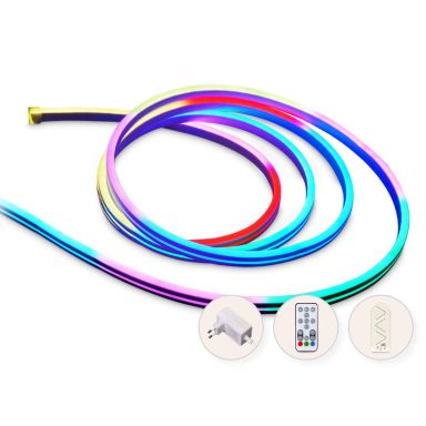 Llitt Alexandra LED-strip kit, RGBIC, neon smart