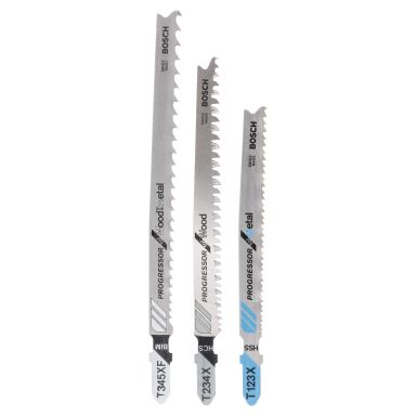 Bosch 2607010515 Sticksågsbladsats 3 delar