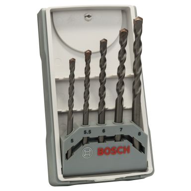 Bosch 2607017081 Betongborsett 5-8 mm, 5 deler