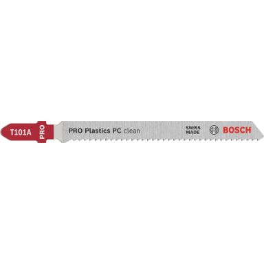 Bosch PRO Plastics PC clean T101A Sticksågsblad 100 mm, HSS, 5-pack