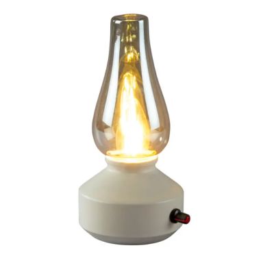 Konstsmide 4130-205 Bordlampe genopladelig, hvid